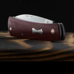 Chris Crawford Custom EDC-B Slipjoint Red