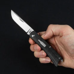 Esnyx Beer Buster Jr Micarta Folding Knife -Lansky Knives Sales Store ESNBBJSJ42.2 51454.1694792454.1280.1280 42893.1695120451