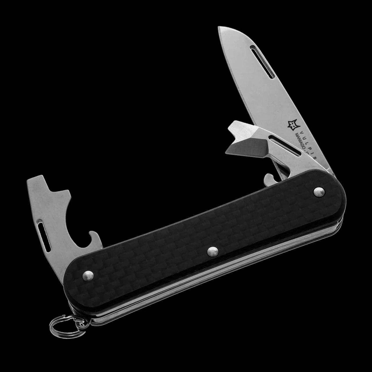 Fox Vulpis 3 Carbon Fibre Penknife 1 Fox Vulpis 3 Carbon Fibre Penknife