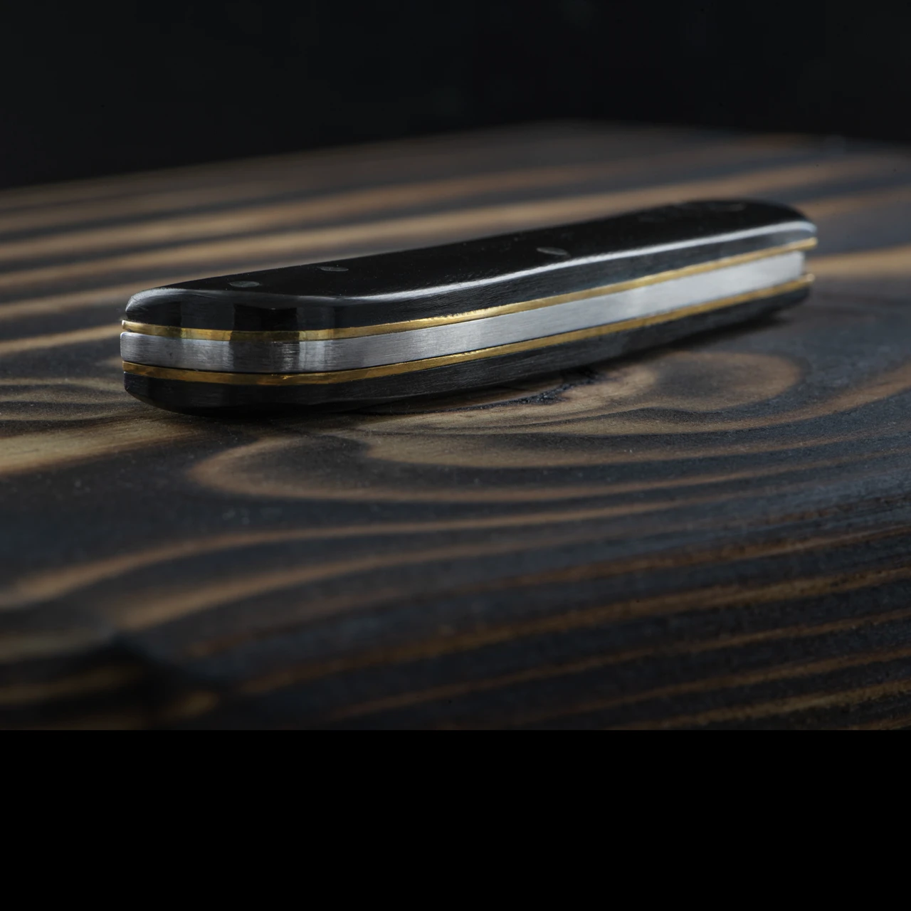 Hen And Rooster Buffalo Horn Folding Knife 3 Hen And Rooster Buffalo Horn Folding Knife - Image 3