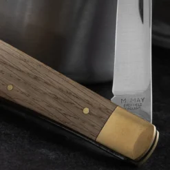 Michael May Lambsfoot Oak Folding Knife