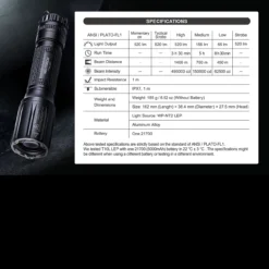 Nextorch T10L Long-Shot Flashlight WAS £299.95 -Lansky Knives Sales Store NEXTORCH T10L.15 26683.1690810378