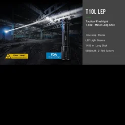 Nextorch T10L Long-Shot Flashlight WAS £299.95 -Lansky Knives Sales Store NEXTORCH T10L.3 38948.1690810378