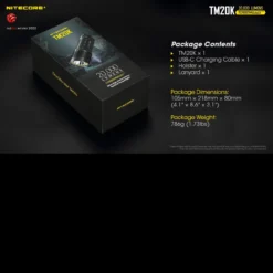 Nitecore TM20K 25 Nitecore TM20K -Lansky Knives Sales Store NITECORE TM20K.11 45274.1668002426.1280.1280 27895.1668011042