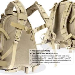Maxpedition Condor II Backpack -Lansky Knives Sales Store maxp 512 det5 18523.1587385610