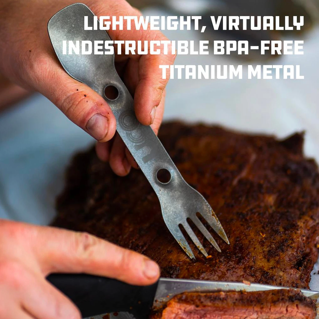 UCO Titanium Utility Spork 5 UCO Titanium Utility Spork - Image 5