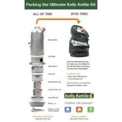 Kelly Kettle Ultimate Base Camp STEEL -Lansky Knives Sales Store ultimate kit packing 1 20256.1643970468